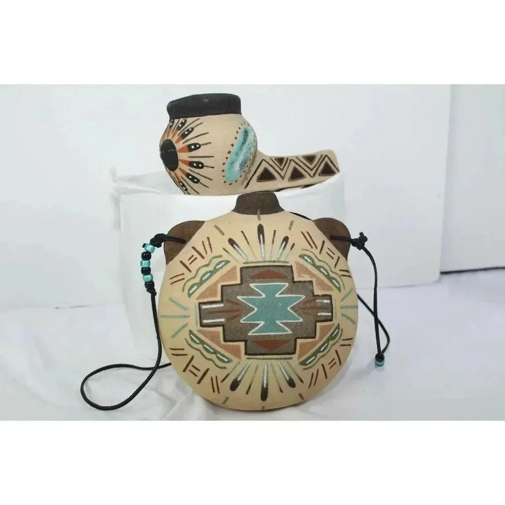 Hand made Native American pottery